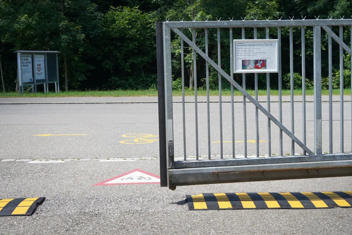 Situation und Bauprojekt der Wertstoffsammelstelle 
in Weisslingen.